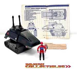 Very Nice 100% Complete 1983 GI JOE Cobra HISS H.I.S.S. + Driver, CARD BLUEPRINT - Picture 1 of 15