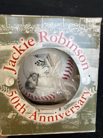 Jackie Robinson 50th Anniversary  KC ROYALS GiStadium Giveaway Ball Cover