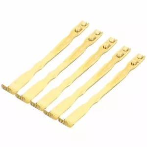 5 Pcs 18" Bamboo Wooden Itch Therapeutic Relaxer Back Scratcher Massage Roller - Picture 1 of 4
