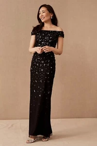 Anthropologie Bhldn Adrianna Papell Rosie Kleid Größe 10.H - Bild 1 von 5