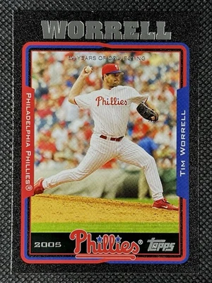 Tim Worrell 2005 Topps Black /54 #257 PHILADELPHIA PHILLIES - Image 1 of 2