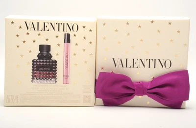 VALENTINO DONNA BORN IN ROMA GIFT SET 50 ML EAU DE PARFUM + 10ML AUTHENTIC NEW - image 1 of 3