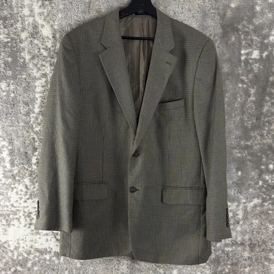 Chaqueta Blazer Club Room Talla 44R Carrera Muescas Gris Manga Larga Bolsillo con Botones Foto 1 de 4