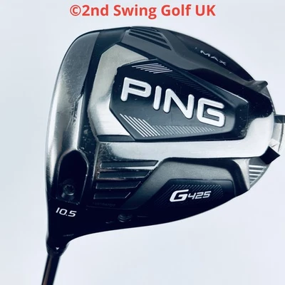 Left Hand Ping G425 Max Driver / 10.5 Degree / Stiff Flex Ping Tour 65 S Shaft - Image 1 of 4