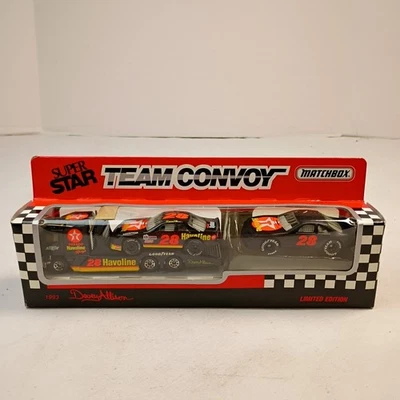 1993 Limited Edition Matchbox Super Star Team Convoy Davey Allison #28 Havoline - Image 1 of 4