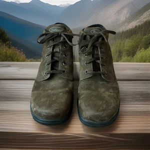 Rockport Men’s Brown Nubuck Leather Lace Up Boots Size 8M - Picture 1 of 7