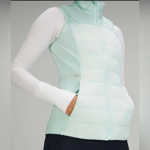 Lululemon Down for It All VestDelicate Mint sz 14 $68 women’s winter fall - Picture 1 of 7