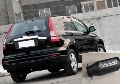 Черный наконечник выхлопной трубы заднего глушителя для Honda CR-V CRV 2001-2011 годов выпуска 1 шт. - Изображение 1 из 4