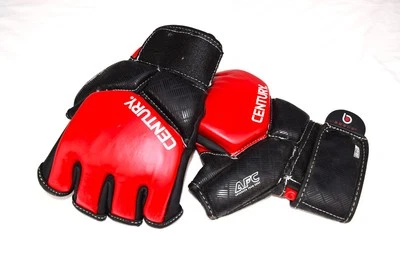 Guantes de Competición Brave MMA Guantes Artes Marciales Rojo/Negro Cuero Talla L/XL Foto 1 de 4