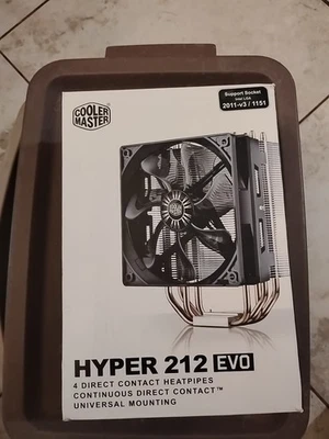 New Cooler Master Hyper 212 EVO  Cooler 120MM pwm Fan.  - Image 1 of 4