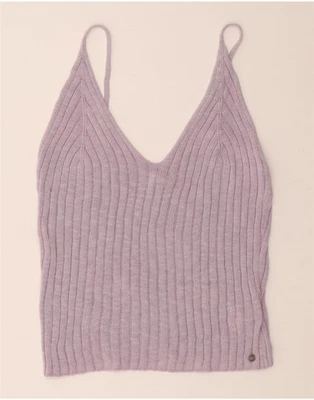 ROXY Womens Knit Crop Top UK 18 XL Purple Cotton ZH08 - Image 1 of 3