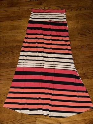 MOSSIMO SUPPLY CO Long Beach Ball Striped Maxi Skirt Sz M NEW BID4 CHARITY❤️353 - Image 1 of 4