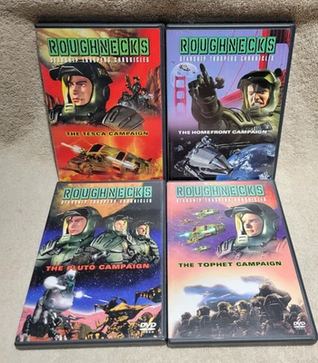 Roughnecks: Starship Troopers Chronicles 4 DVDs Tesca, Homefront, Tophet & Pluto - Image 1 of 4