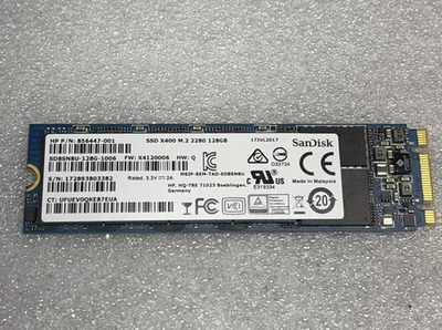 SanDisk 128GB NVMe M.2 SSD 2280 856447-001 - Image 1 of 2