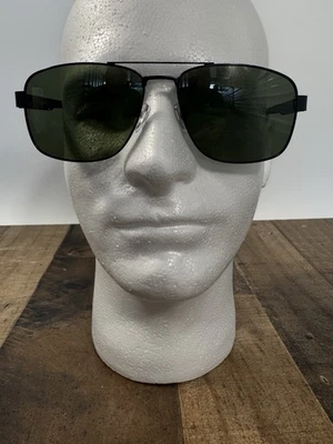 Pugsgear Style M6 Sunglasses Black Aviator Polarized Frames - Image 1 of 4