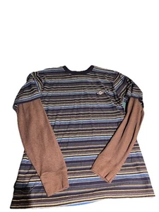 Billabong Vintage Surf Layered Striped Tee Boys XL size 16 Surfwear Indie style - Picture 1 of 3