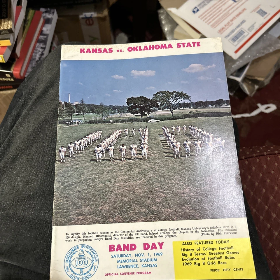 1969 Oklahoma State At Kansas Program  - Image 1 of 1