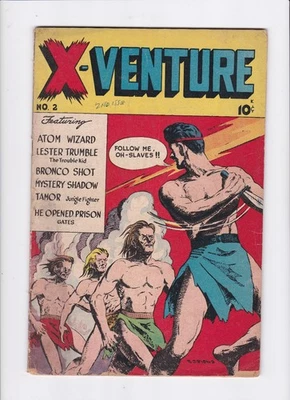 X-VENTURE #2 [1947 VG] "THE MYSTERY SHADOW" - Image 1 of 2