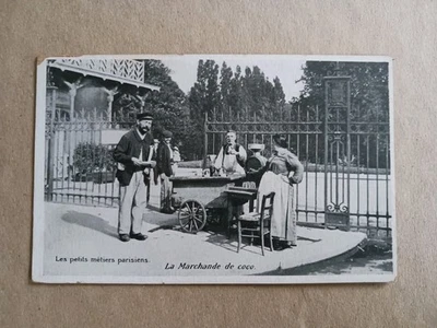 CPA Les Petits Métiers De Paris La Marchande De Coco - Photo 1/2