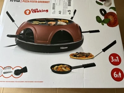 Tristar PZ-9160 Pizza Festa Gourmet – 3 Funktionen in 1 – geeignet für 6 Persone - Bild 1 von 4