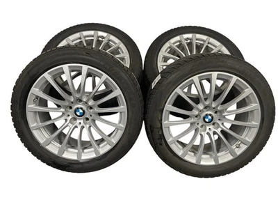 4x ORG BMW 5er G30 G31 Alufelgen Räder Winterreifen 245/45 R18 100V M+S wie neu - Bild 1 von 4