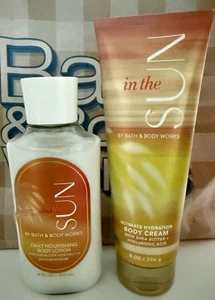 Bath & Body Works IN THE SUN Set 2 Pezzi Lozione Corpo e Crema Corpo NUOVISSIMA - Foto 1 di 2