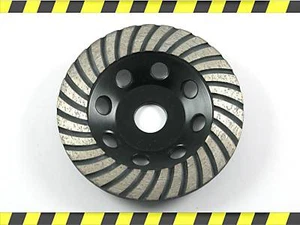 PLATEAU DISQUE MEULE DIAMANT 125 MM TURBO PREMIUM PIERRE BETON - Afbeelding 1 van 2