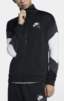 Nike Air Pack Polyknit Men's Black White Full Zip Track Jacket AJ5321-010 Size S - Image 1 of 4
