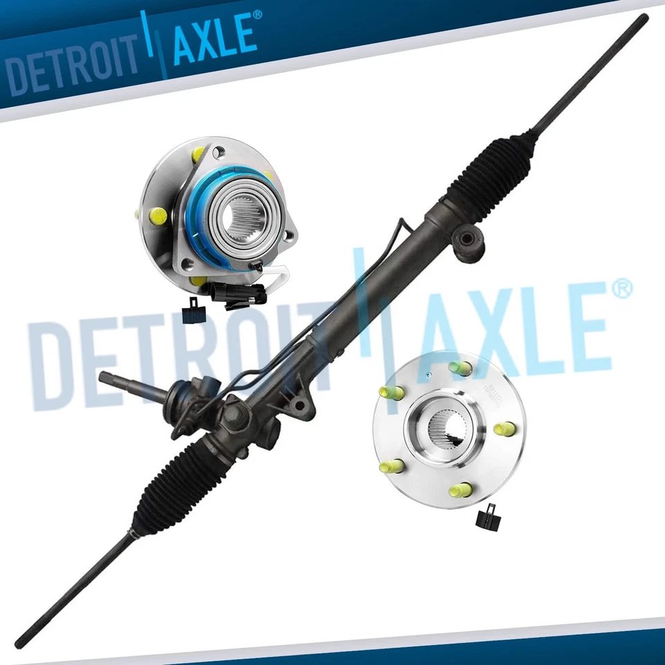 FWD Power Steering Rack and Pinion Wheel Bearing Hub Assembly for Venture Aztek - Image 1 of 4
