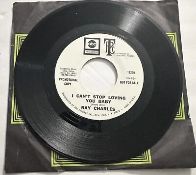 Ray Charles PROMOTIONAL COPY Vinyl 1969 Tangerine Records EX We Can Make It 45 Foto 1 de 4
