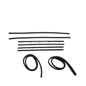 8pc Window Sweep Kit Black Bead for 67-72 GMC Chevy Truck - Picture 1 of 2