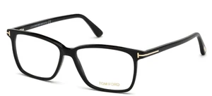 New Tom Ford Reading Glasses TF 5478-B 001 55-14 145 Black & Gold Frames Readers - Picture 1 of 10