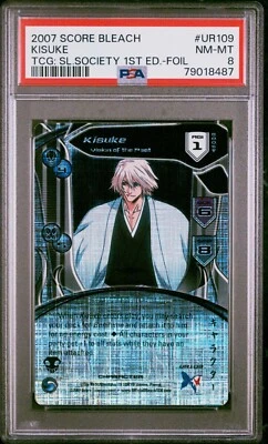 2007 Score Bleach TCG Kisuke Vision of the Past UR109 Soul Society 1st Ed PSA 8 - Image 1 of 4