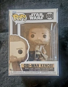 Star Wars Obi-Wan Kenobi Funko Pop 538, Unopened MIB Bobble Head w/ Protector  - Picture 1 of 6
