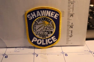 police patch SHAWNEE POLICE KANSAS 1856 - Picture 1 of 1