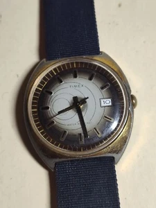 Reloj Hombre Timex Marlin "Solar System" Vintage 1974 34mm Probado y Funciona. - Imagen 1 de 9