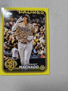 2024 Manny Machado Topps Series 2 Yellow #550 San Diego Padres NM Free Shipping - Picture 1 of 2