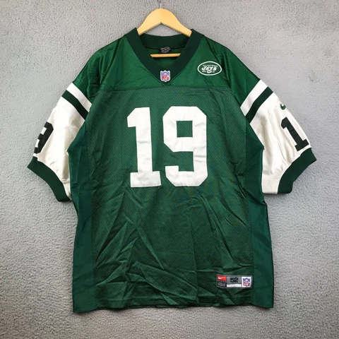 Vintage Nike Keyshawn Johnson New York Jets  NFL Jersey Size Men’s 52 Cover