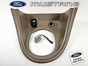 99-00 Ford Mustang Automatic Shifter Trim Bezel - DK PARCH - OEM - Parchment - Picture 1 of 19