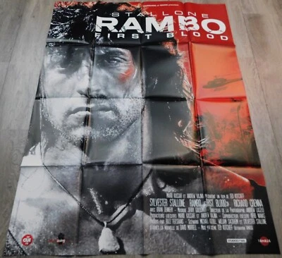 Rambo First Blood French Movie Poster 47"63 1982/RR2015 Stallone - Bild 1 von 4