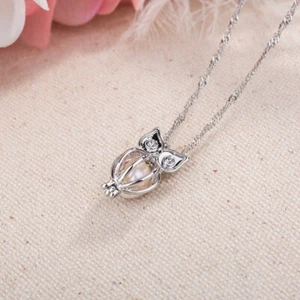 Hollow Owl Pendant Pendant Necklace Jewelry Gifts Owl Necklaces - Picture 1 of 11
