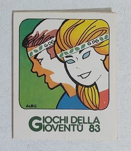 80676 363/tt Vintage AUFKLEBER - KEGEL Jugendspiele 1983 - Bild 1 von 2