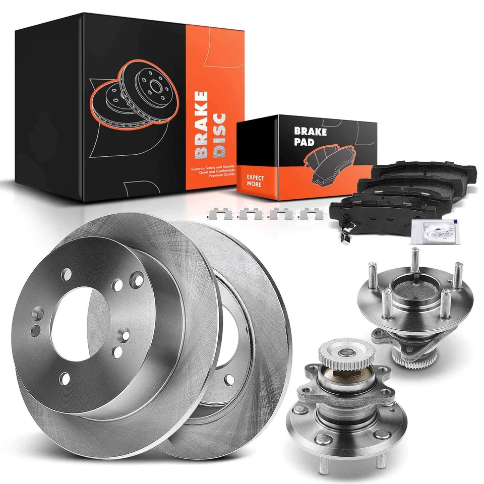 Rotor de freno de disco trasero y pastilla de freno + cojinete de buje para Hyundai XG300 01 XG350 02-05 Foto 1 de 4