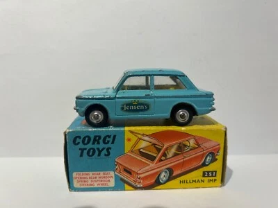 Corgi Toys 251 Hillman Imp "JENSONS"  Extremely Rare, Original. Vintage. - Image 1 of 4