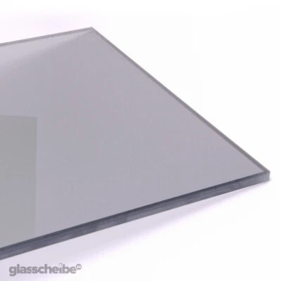 GLASSCHEIBE24.COM BY TEMPRIX ESG Glasboden nach Maß Grauglas 4mm Zuschnitt Glasplatte Glasscheibe Wunschmaß