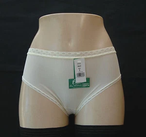 CAROLE Embossolon Antron III 100% Nylon Pale Yellow Bikini Size 7/Large - Picture 1 of 2