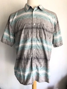VANS "Off The Wall" Button Down Short Sleeve Shirt Men's Dress Top Size XL - Picture 1 of 6
