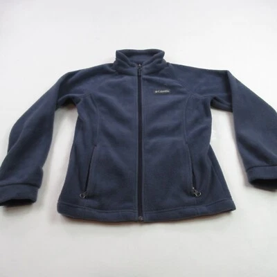 Columbia Jacket Girls Medium Gray Fleece Casual Pockets Lightweight Outdoors - Image 1 of 4
