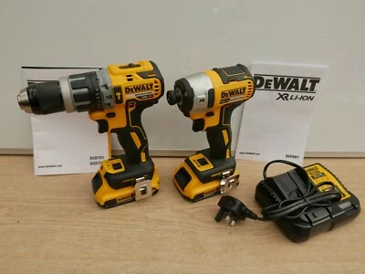 DeWALT DCK266D2t 18v DCD796 combi drill DCF887 impact driver 2 ah + tstak case - Image 1 of 3