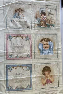 Early Enchantments Prayer For Children Fabric Book 6 Panel Quilt Blocks NEW - Picture 1 of 10